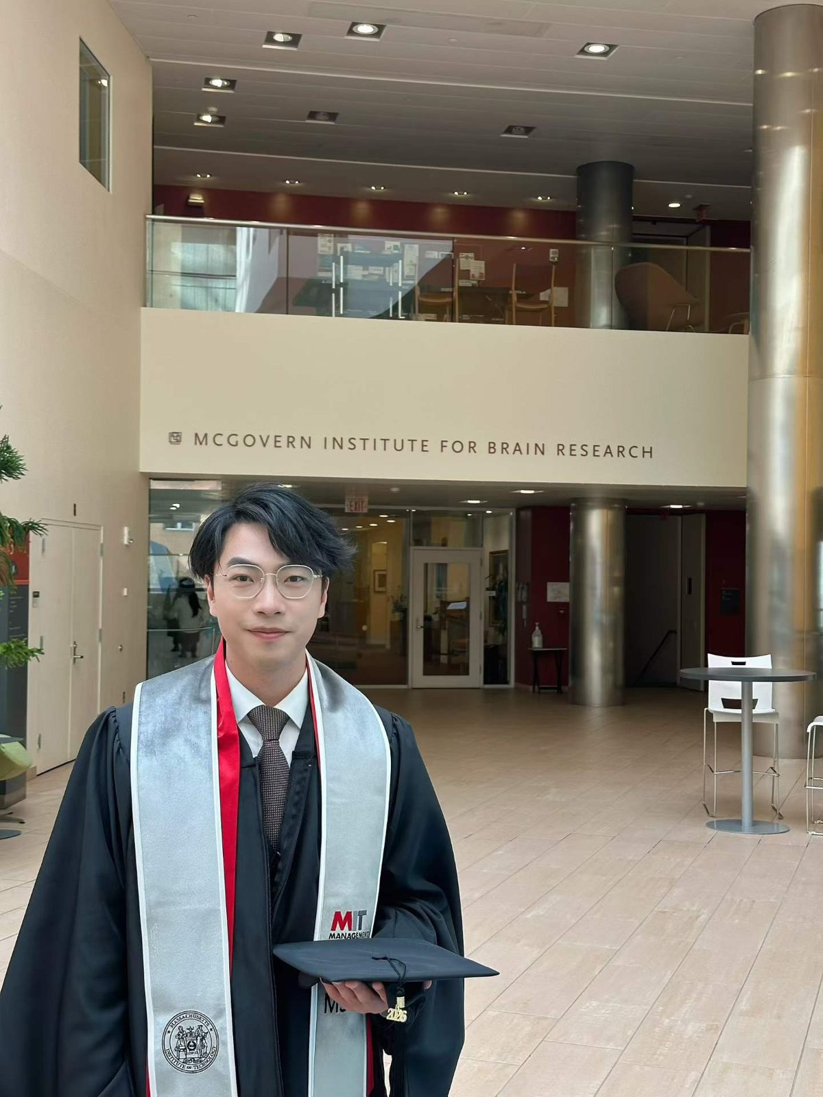 Ray at the McGovern Institute for Brain Research, MIT