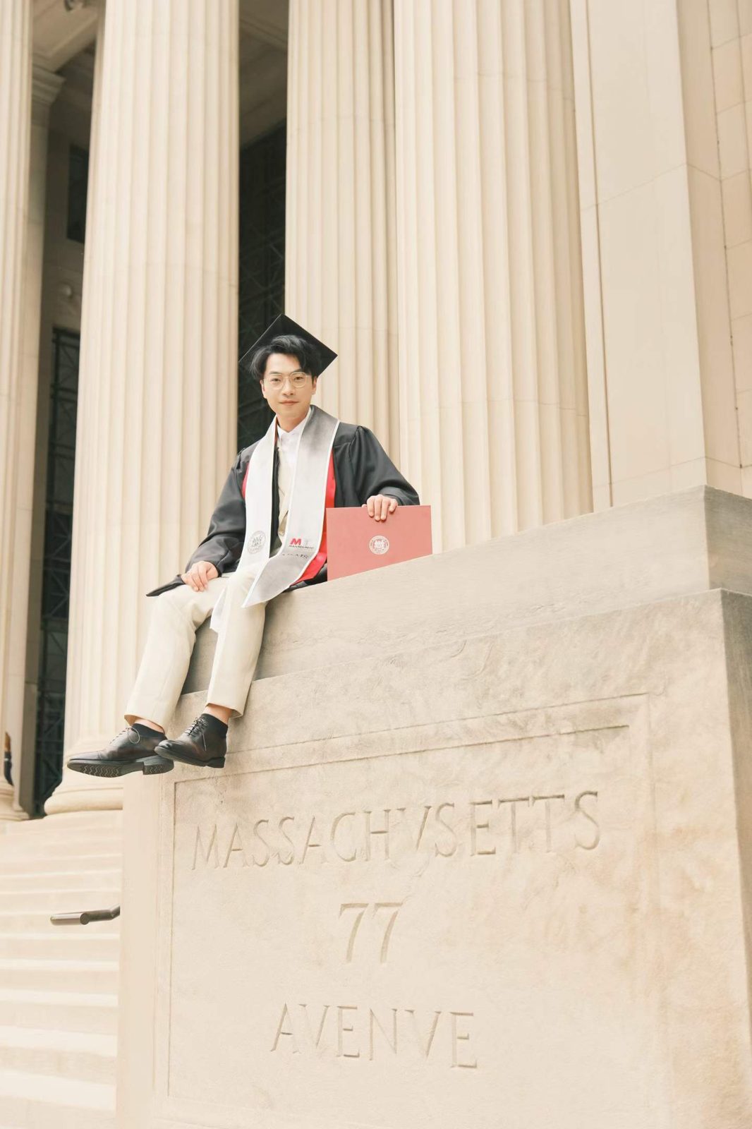Ray at 77 Massachusetts Avenue, MIT graduation