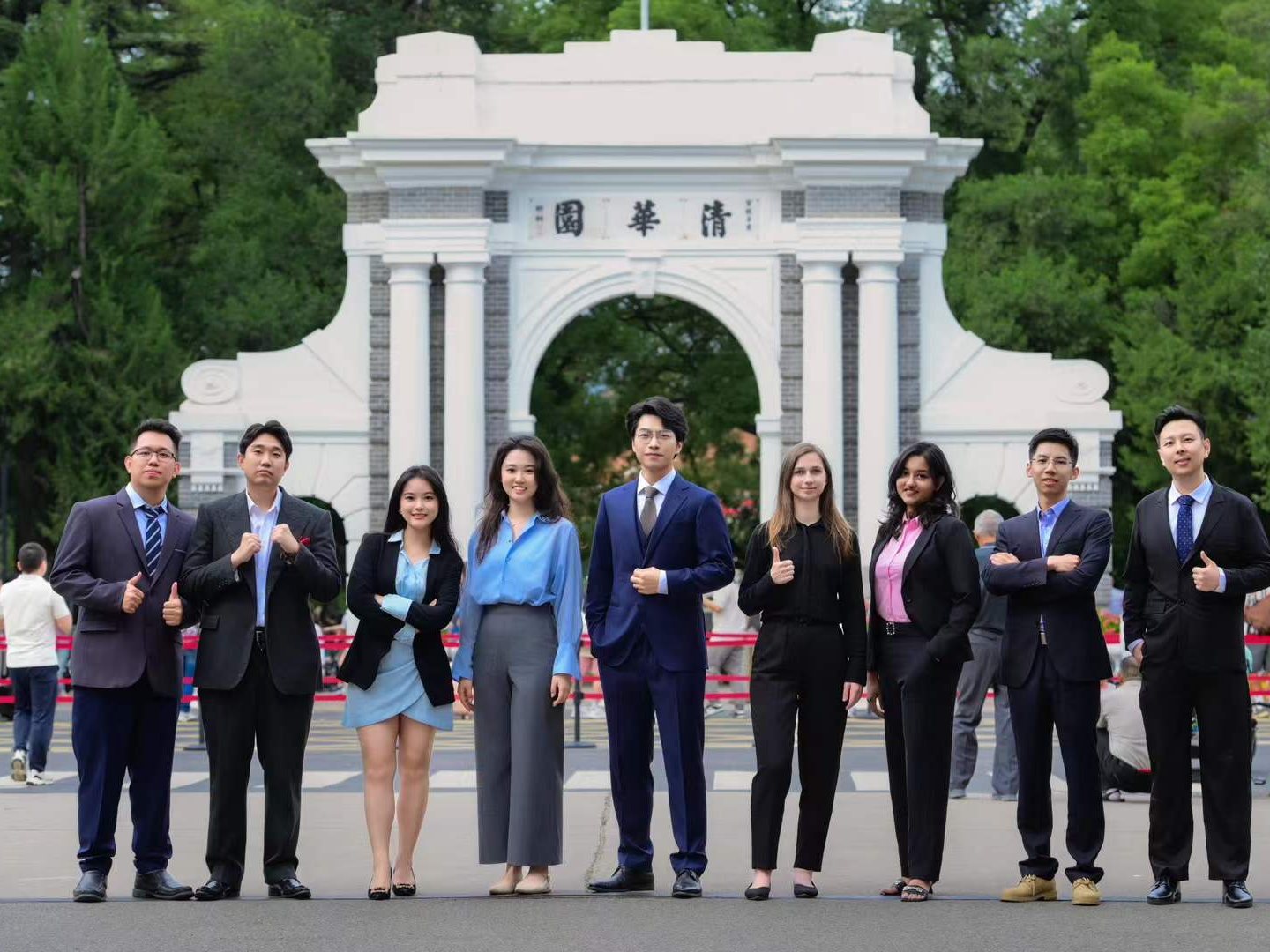 Ray at the Tsinghua University gate